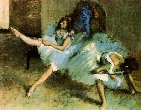 Edgar Degas Before the Ballet china oil painting image